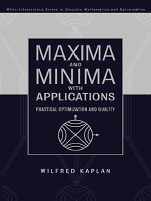 cover image of Maxima and Minima with Applications